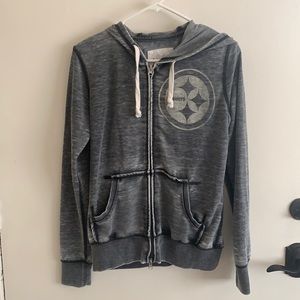 Steelers zip up hoodie